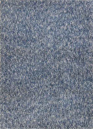 HomeRoots 5' Hand-Woven Indigo and Ivory Abstract Area Rug - Contemporary Design for Modern Spaces 3' X 5' 353923