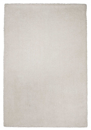 HomeRoots 8' Ivory Hand-Woven Round Rug – Timeless Artisanal Design for Elegant Living Spaces and Durability 3' X 5' 353924