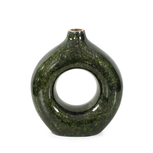 Howard Elliott Renaldi Emerald Gold Vase - Stunning Home Décor Piece For A Serene And Calming Ambiance In Any Space Green Aluminum 35397-howard-elliott