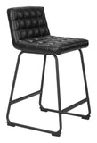 Pago Counter Stool - Set of 2 Black 110068 Zuo Modern