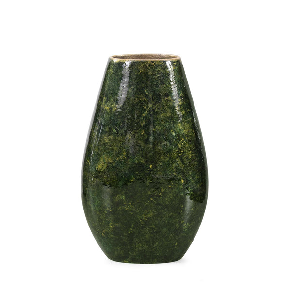 Howard Elliott Renaldi Emerald Gold Vase - Stunning Home Décor Piece For A Serene And Calming Ambiance In Any Space Green Aluminum 35402-howard-elliott