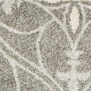 HomeRoots 7' Gray Moroccan Indoor Outdoor Area Rug - Stylish Quatrefoil Design for Versatile Spaces & Easy Care 5' x 8' 354071