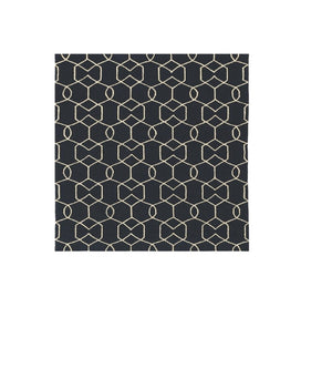 HomeRoots 7' Modern Hand Hooked Area Rug for Cozy Living Spaces - Durable, Textured, and Easy Maintenance Navy Blue 354096