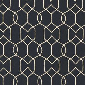 HomeRoots 7' Modern Hand Hooked Area Rug for Cozy Living Spaces - Durable, Textured, and Easy Maintenance Navy Blue 354096