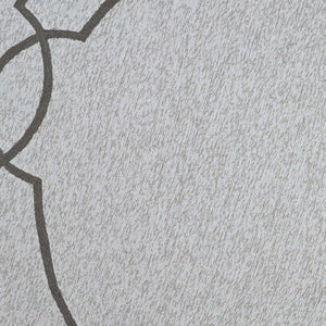 Homeroots 7' Round Ivory Round Indoor Outdoor Area Rug  Polypropylene 354105