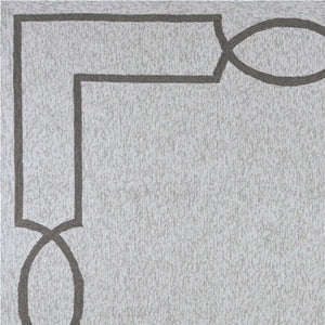 Homeroots 7' X 7' Oatmeal Ivory Geometric Hand Hooked Area Rug  Polypropylene 354106