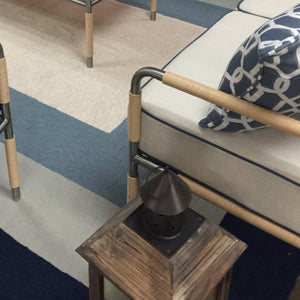 Homeroots 7' X 7' Gray Geometric Hand Hooked Area Rug  Polypropylene 354116