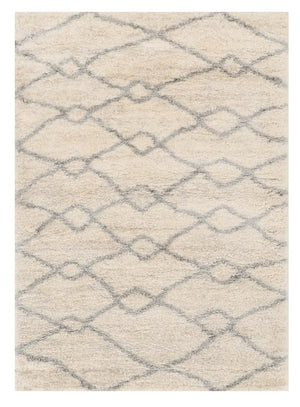 Homeroots 7' X 9' Gray And Ivory Area Rug  Polypropylene 354194