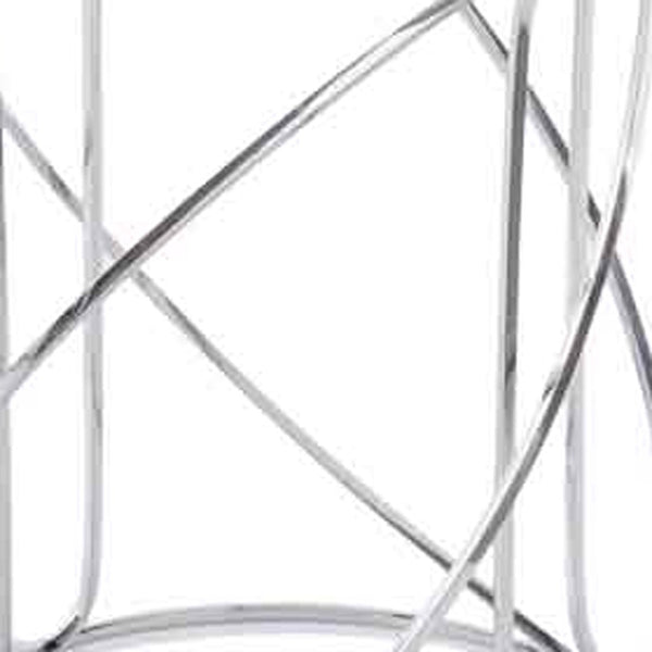 Homeroots 21" White Marble Round End Tables   354675