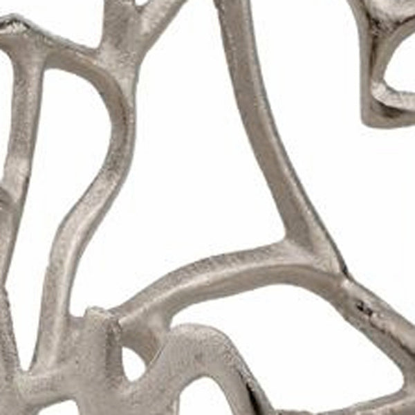 Homeroots Round Silver Twigs Centerpiece Bowl   354791