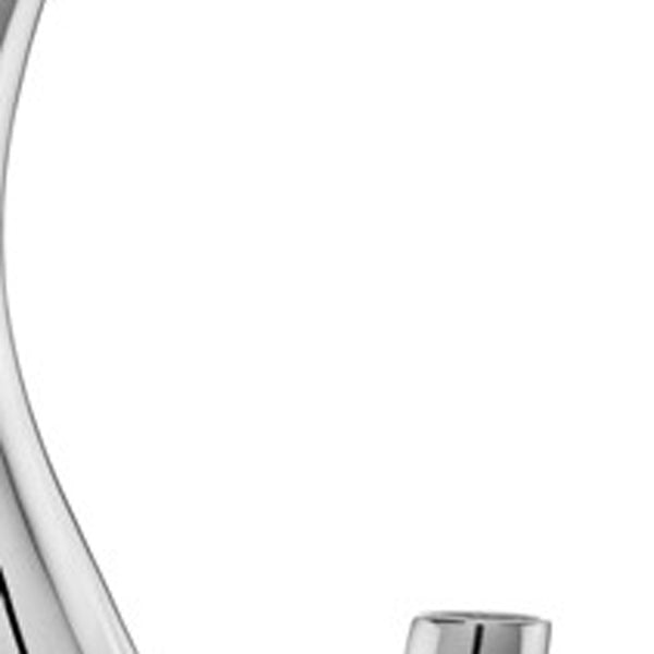 Homeroots Set Of Two Silver Aluminum Squiggly Table Vases  Aluminum 354815