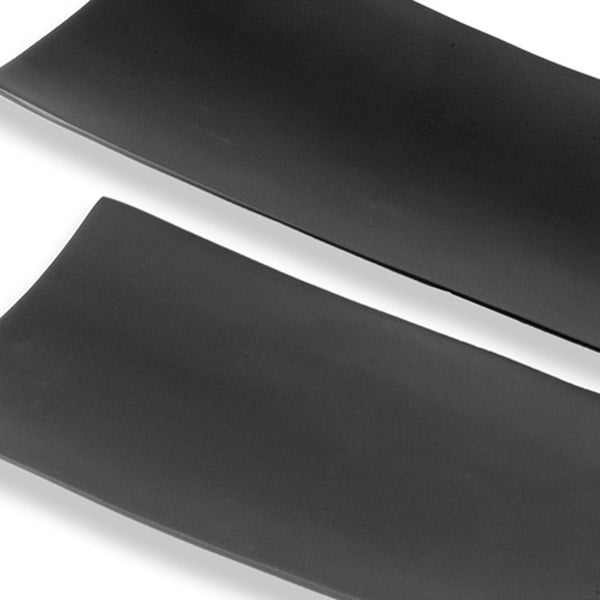 Homeroots Set Of Two Black Contempo Aluminum Trays   354889