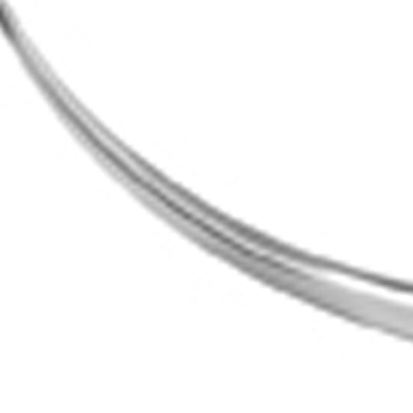 HomeRoots 47" Silver Long Horn Wall Sculpture - Handcrafted Aluminum Art for Modern Southwestern Decor 47 354901