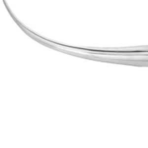 Homeroots 10" Silver Buffed Aluminum Decorative Wall Sculpture  Buffed Aluminum 354905