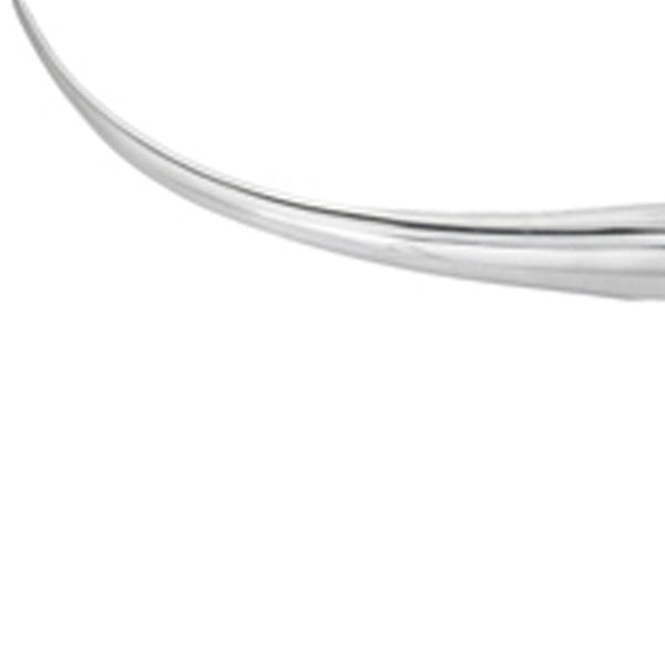 Homeroots 10" Silver Buffed Aluminum Decorative Wall Sculpture  Buffed Aluminum 354905