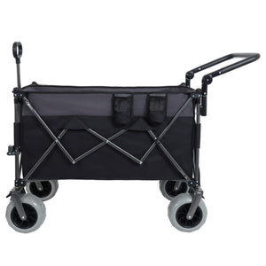 English Elm Multi-functional All-terrain Folding Wagon with Balloon Tires and 300l Outdoor Capacity W2932P317114