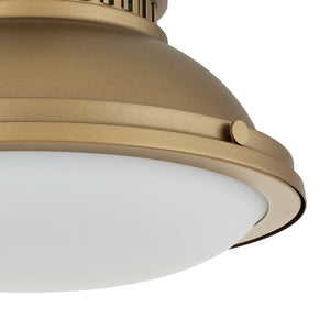 English Elm 2-light Dark Bronze Flush Mount Ceiling Fixture for Hallways Entryways and Bedrooms Brushed Brass B370P394557