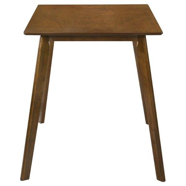 English Elm Aston Mid-century Counter Height Dining Set Walnut Finish Bentwood Chairs for Kitchen B062S01657