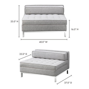 English Elm Covella Tufted Storage Ottoman with Lift Top in Gray Polyester for Living Rooms B2769P504207
