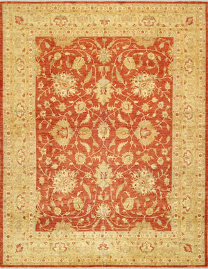 Pasargad Home Denver Hand-knotted Lamb's Wool Area Rug - Elegant Floral Design For Any Room   Pkb-1283 12x15