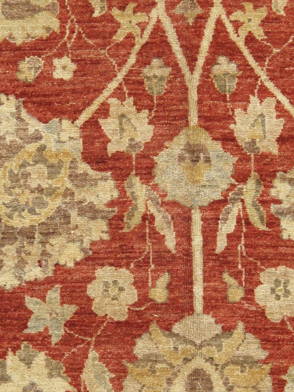 Pasargad Home Denver Hand-knotted Lamb's Wool Area Rug - Elegant Floral Design For Any Room   Pmg-307 12x16