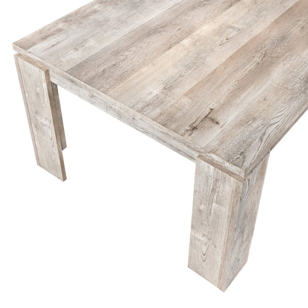 HomeRoots 36" Taupe Dining Table - Modern Rectangle Design for Up to 6, Durable & Stylish for Any Occasion 355696