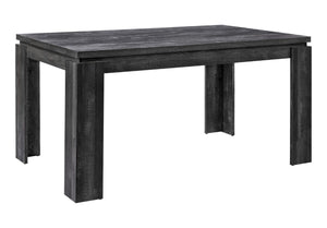 HomeRoots 36" Contemporary Black Dining Table - Stylish, Durable Design for 6 - Perfect for Home or Restaurant Use 355697