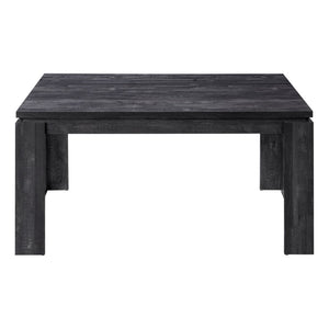 HomeRoots 36" Contemporary Black Dining Table - Stylish, Durable Design for 6 - Perfect for Home or Restaurant Use 355697