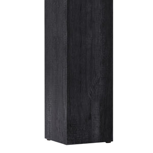 HomeRoots 36" Contemporary Black Dining Table - Stylish, Durable Design for 6 - Perfect for Home or Restaurant Use 355697