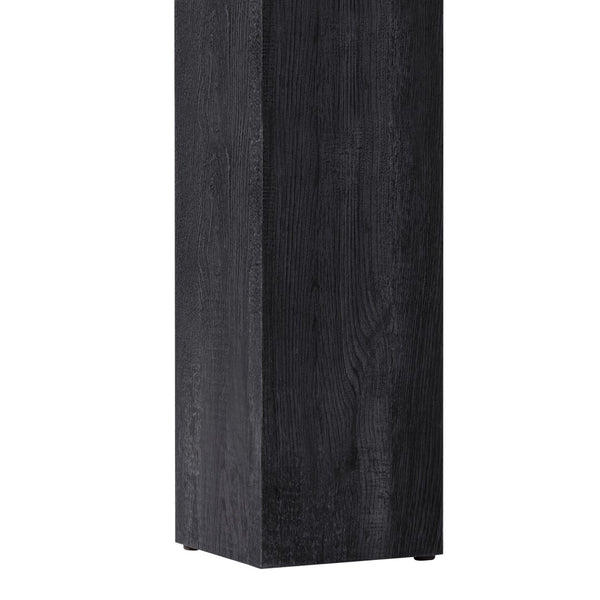 HomeRoots 36" Contemporary Black Dining Table - Stylish, Durable Design for 6 - Perfect for Home or Restaurant Use 355697