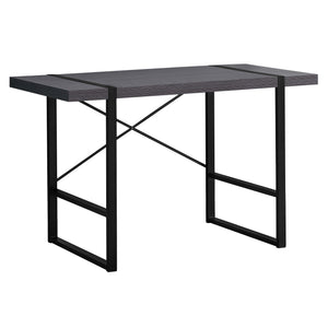 Homeroots 24" Gray And Black Computer Desk   355720
