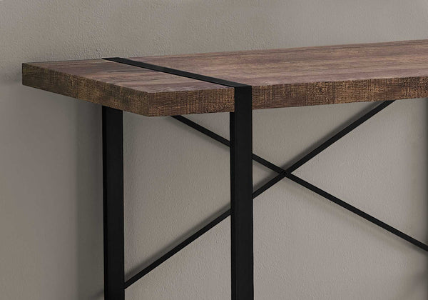 Homeroots 24" Brown And Black Computer Desk   355721