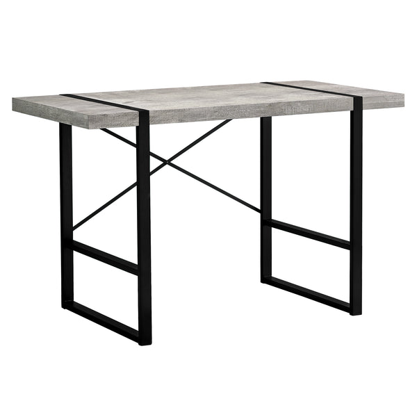 Homeroots 24" Gray And Black Computer Desk   355722