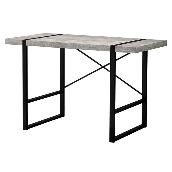 Homeroots 24" Gray And Black Computer Desk   355722