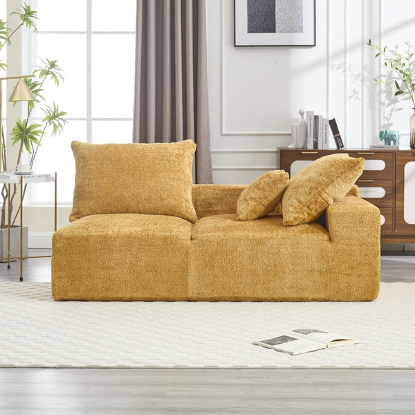 English Elm United Versatile Chenille Two-Person Sofa For Lounging, Napping & Home Office - Soft, Durable Comfort W1568P222619-GIGA