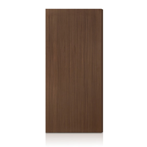 English Elm 36 in Walnut Grain Flush Interior Door Slab Hollow Core Melamine Mdf Composite B2763P486366
