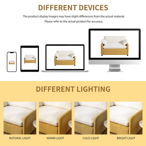 English Elm 50*43" Oversized Chenille Accent Armchair - Deep Seat Sofa Chair With Pillows For Cozy Living Room N723P235042L-GIGA