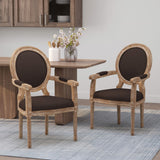 Christopher Knight Home® - Noble House - Judith French Country Wood Upholstered Dining Chair - Set of 2