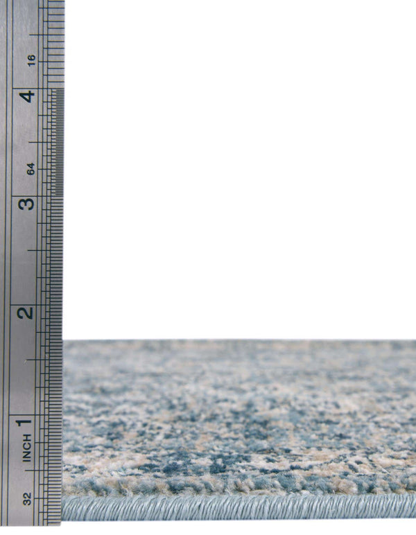 Unique Loom Newport Elms Machine Made Medallion Rug Navy Blue, Light Blue/Ivory 9' 0" x 12' 2"