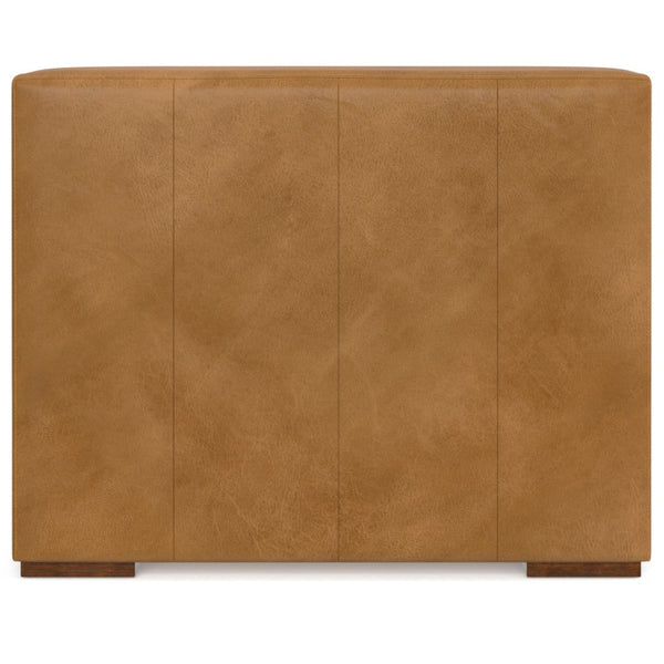 English Elm Rex Center Sofa Module - Handcrafted Leather Armless Chair For Stylish Modular Living Spaces B136P199203-GIGA