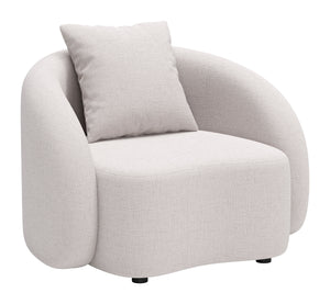 Sunny Isles Accent Chair Beige 704017 Zuo Modern