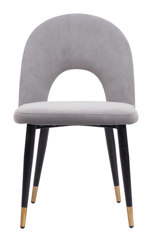 Menlo Dining Chair - Set of 2 Gray 109874 Zuo Modern