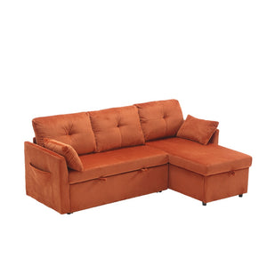 English Elm United Modular L-Shaped Sectional Sofa With Reversible Chaise, Storage & Sleeper Functionality W1568S00078-GIGA