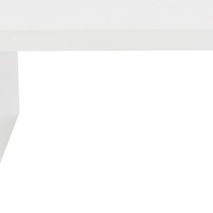 Homeroots 47" White Wood Coffee Table   357508