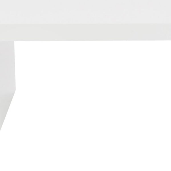 Homeroots 47" White Wood Coffee Table   357508