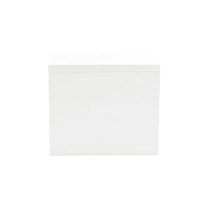 Homeroots 20" White Square End Table   357510