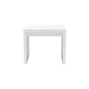 Homeroots 20" White Square End Table   357510
