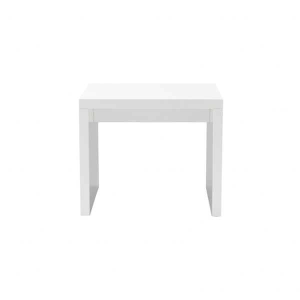 Homeroots 20" White Square End Table   357510