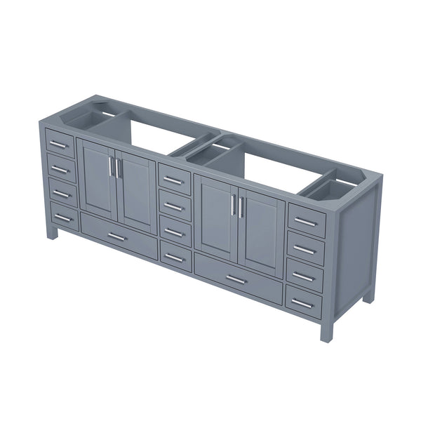 English Elm Dark Grey Double Bath Vanity – Spacious 84" Design With Soft-Close Drawers & Durable Storage Solutions B2731P258970