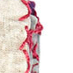 Homeroots 50" Elegant Gray And Pink Kantha Floral Throw Blanket With Exquisite Embroidery For Cozy Spaces Cotton ,50"X70" Cotton 357575